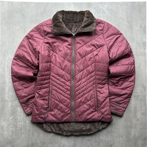 The North Face Jacket Women Medium Purple Mossbud Reversible Faux Fur NF0A3MER